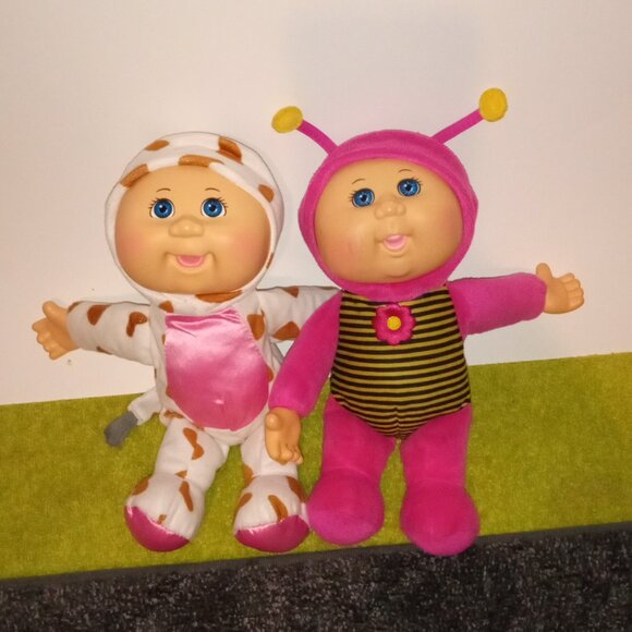 VINTAGE LOT OF 2 ADDORABLE CABBAGE PATCH KIDS CUTIES BARNYARD FRIENDS - Picture 3 of 14